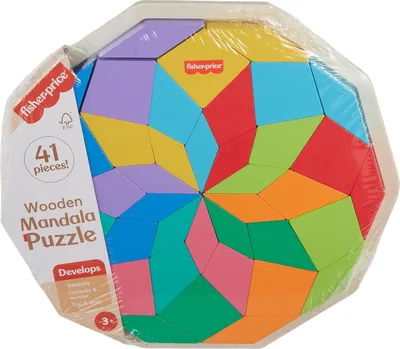 Fisher-Price Wood Mandala Puzzle - 41 Pieces