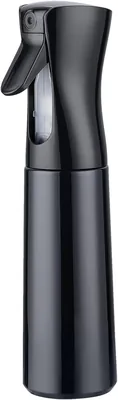 GRIFEMA Sprühflasche 300 ml - Ultrafeiner permanenter Nebel 360° Sprühkopf, ergonomisch und wiederbefüllbar, BPA-frei, Schwarz GE2001B-300B Best Price
