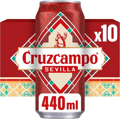 Cruzcampo Sevilla Lager Cans 10 x 440ml