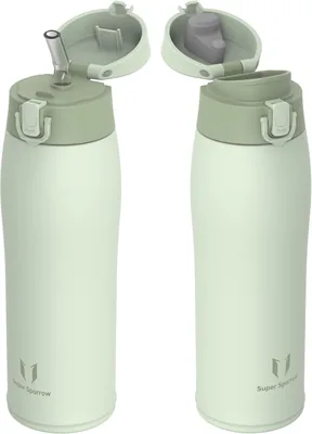 Super Sparrow Botella de Acero Inoxidable - Termo - 350 ml / 500 ml / 750 ml / 950 ml - BPA Libre Termos para