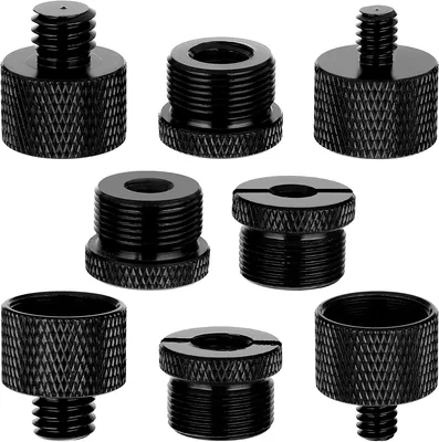 Adaptateur de support de microphone Prasacco - Femelle vers Male 5/8 - 3/8 - 1/4 Fil - Meilleur Prix