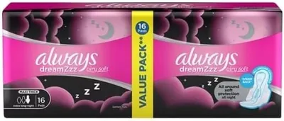 Always Dreamzzz Cotton Soft Maxi Thick Sanitary Pads