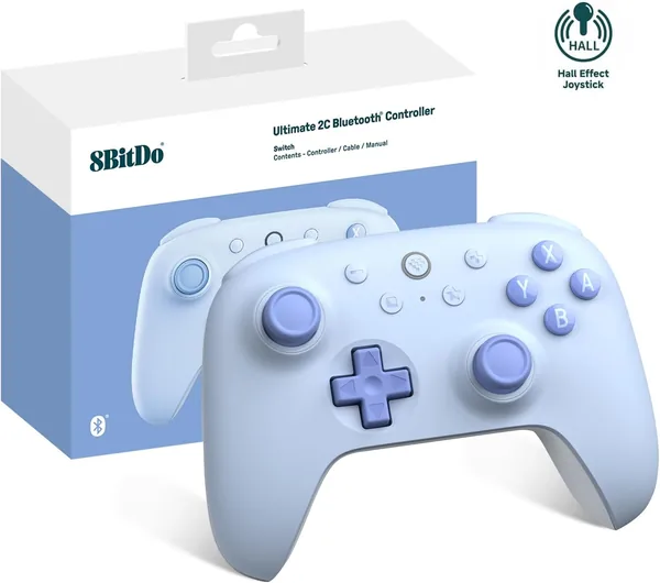 8Bitdo Ultimate 2C Bluetooth Controller (Hall Effect Joystick Update) - for Switch