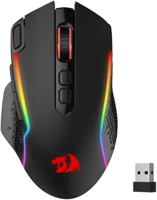 Redragon M810 Taipan Pro 10000 DPI Wireless Gaming Mouse, Black - Best Deal
