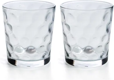 Set de 6 vasos bajos en forma de 26cl, seguros para lavavajillas, vidrio (Paquete de 2) - 73% de descuento