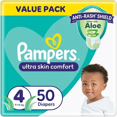 Pampers Anti-Rash Shield Nappies Size 4, 13% Off