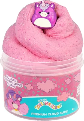 Squishmallows Lola Unicorn Scented Slime 2 Add Ins