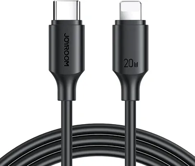 كابل Joyroom S-CL020A9 Type-C إلى Lightning، 1 متر شحن سريع PD و متزامن البيانات لـ iPhone و iPad، مقاوم و آمن