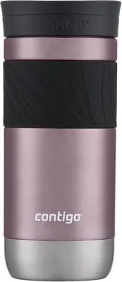 Contigo Vaso Térmico de Acero Inoxidable 473 ml Lila Gloss Antiderrames Byron 2.0 Caliente Hasta por 9 Horas Libre de BPA