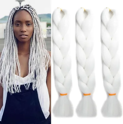 Dcbaboo Braids Extensions 3 Pack 24 Inch Ombre Synthetic Hair