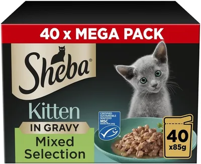 Sheba Sauce Kitten Food 40x85g - 32% Off