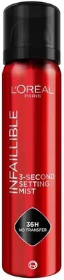 L'Oréal Paris Infaillible: Bruma Fixadora de Maquillaje Resistente al Agua, 25% de Descuento