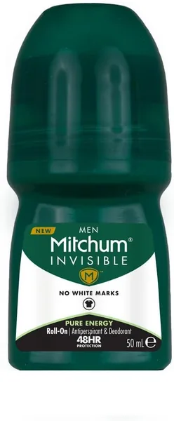 Mitchum Men's Invisible Roll-On Deodorant 50ml - 30% Off