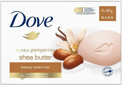 Dove Shea Butter Soap 4-Pack: 15% Off, Best Price!