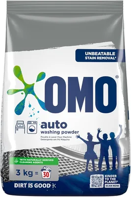 OMO Stain Removal Washing Powder 3kg - 37% Off