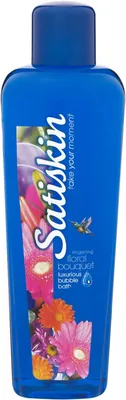 Satiskin Floral Bouquet Bubble Bath, 1L, pH Balanced