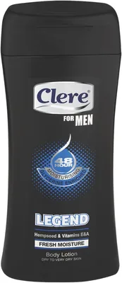 Clere For Men Body Lotion - LEGEND, 400ml, 48h Moisturising, Glycerine Enriched Best Deal