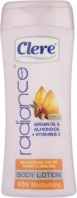 Clere Radiance Body Lotion with Argan & Almond Oil