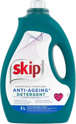 Skip Stain Removal Auto Washing Liquid Detergent 3L | Save 37%