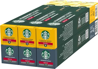 Nespresso Decaf Explorer Variety Pack - 60 Capsules