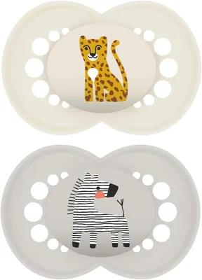 Dummies MAM Original pour bébés 18+ mois, lot de 2, couleurs aléatoires
