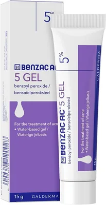 Benzac Face Gel 5% Benzoyl Peroxide Acne Treatment - 40% Off