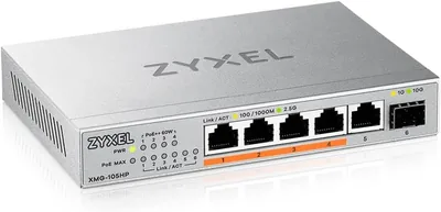 Zyxel 5-Port PoE 2.5G Multi-Gig Unmanaged Switch