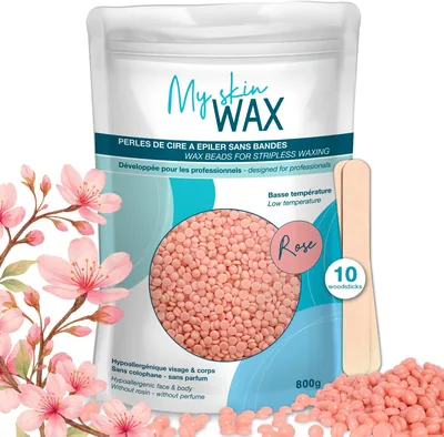My Skin Wax - Stripless Wax Granules, Hypoallergeen, Hard Wax Bonen voor Resin Apparaat, Voor Mannen