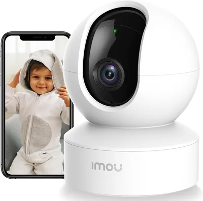 Imou 1080P Security Camera - 360° Motorized Night Vision Baby Monitor, Save 32%