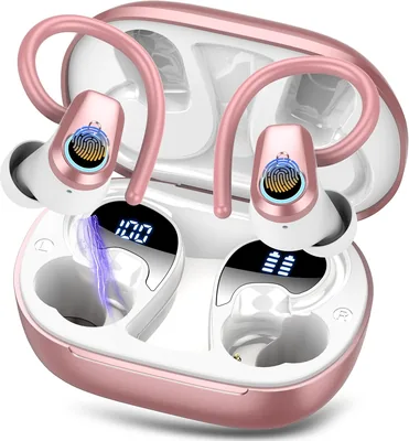 5.4 Bluetooth Earbuds - LED Display, Noise Canceling