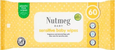 Nutmeg Sensitive Baby Wipes