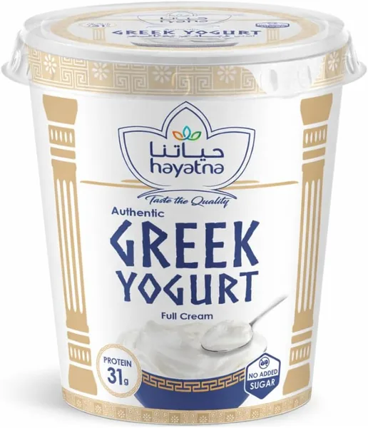 Hayatna Plain Greek Yogurt 360g - Full Cream High Protein