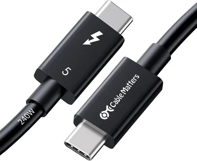 Intel Certified Thunderbolt 5 Cable 1m Black Best Deal