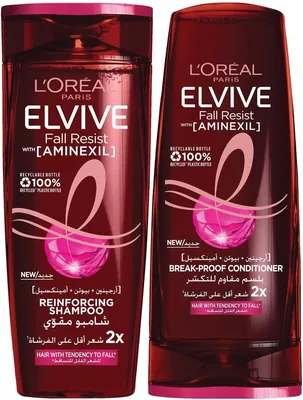L'Oreal Paris Elvive Full Resist Shampoo + Conditioner Set - 400ml + 360ml, Weak & Fragile Hair - 38% Off