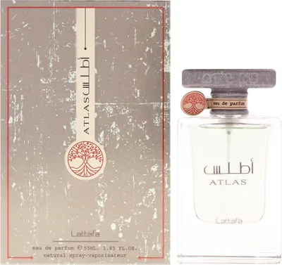 Lattafa Atlas Eau de Parfum Spray Unisexo, 1.85 Onzas - 100% Descuento