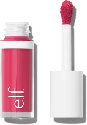 e.l.f. Camo Liquid Blush - Langehoudende vloeibare blush met hoog pigment, voor een zachte, glinsterende finish, vegan en cruelty-free - Beste Deal