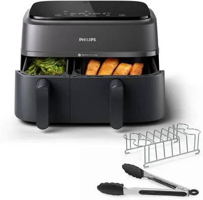 Philips Air Fryer 3000 Series 9L Dual Basket