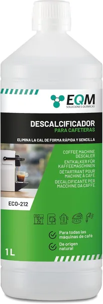 EQM - ECO-212 Descaler for Coffee Makers - 1L - 100% Natural Origin