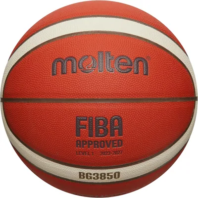 Molten Basketball BG3850 FIBA syntetiskt läder, storlek 5-7, 41% Off