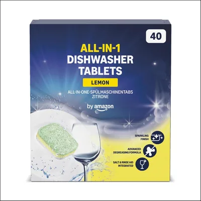 by ALL-IN-ONE Lemon Dishwasher Tablets - 40 Pack