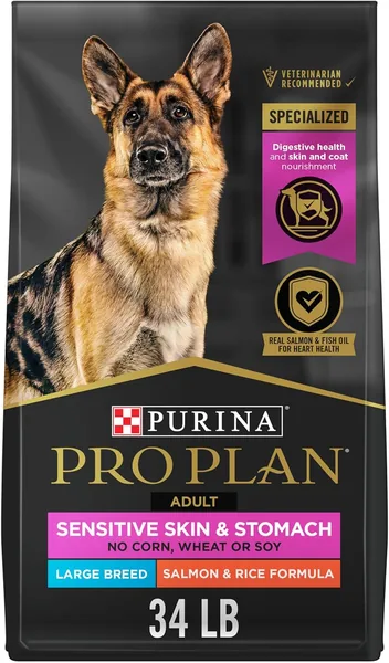 Purina Pro Plan Large Breed Dry Dog Food Sensitive Skin & Stomach Salmon Rice 15.4 kg Bag