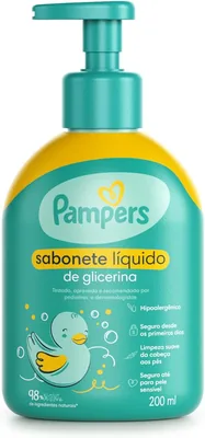 Pampers Sab Líquido CPO Glicerina 200ml - 72% de Desconto