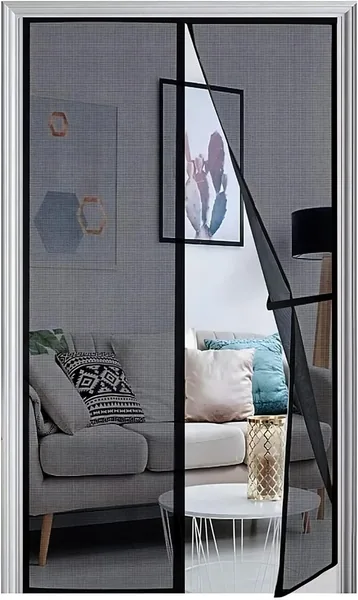 Panngu Fly Screen Balcony Door Magnetic 80 x 190 cm