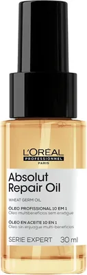 L'Oréal Professionnel Óleo 10 em 1 Absolut Repair | Reparação e Brilho para Cabelos Danificados | Melhor Oferta