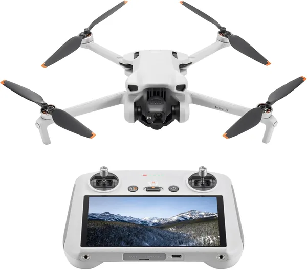 DJI Mini 3 (DJI RC) - Dron Mini con Control Remoto y Cámara, plegable y ligero, video 4K HDR, 38 min de tiempo de vuelo. Mejor Oferta