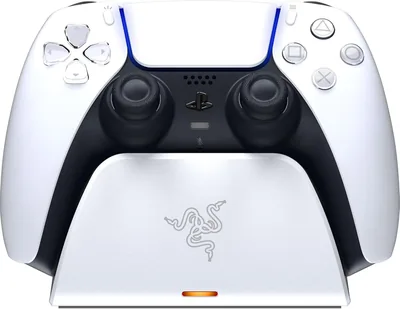 Razer Quick Charge Stand for PS5 - Curved Design, Compatible with DualSense Controller