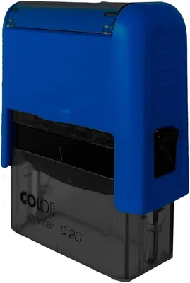 Sello Personalizado Autoentintabla 1.4x3.8cm, Texto o Logotipo, Azul - Mejor Oferta