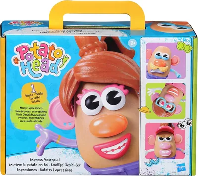 Hasbro Potato Head, Muñeca Personalizable para Niños de 2 Años en Adelante, 32 Accesorios, Ojos, Boca, Orejas y Manos
