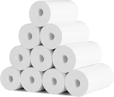CRESZZLE 10 Roulots de Papier Thermique Instantané Blanc Facile à Remplacer - 20% Off