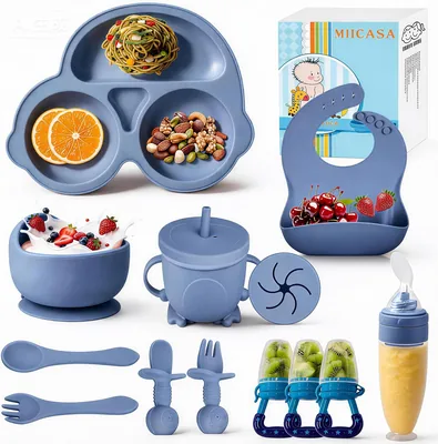 MIICASA Silicone Baby Feeding Set - Best Deal